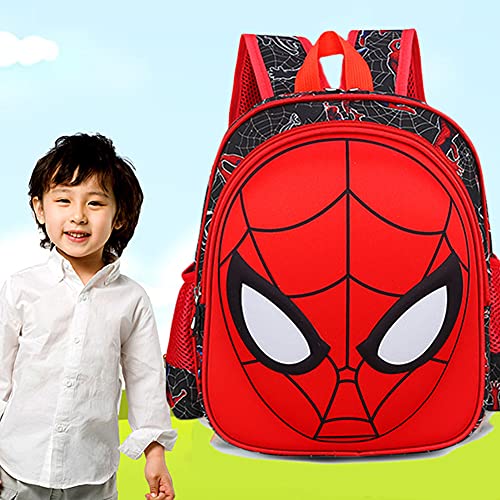 YUIP Nesloonp Mochila con bolsa 3D, Mochila man, Mochila impermeable, Mochilas con diseño de héroe cómico Mochilas para regalo, Mochila Spiderman Mochila con bolsa de felpa 3D