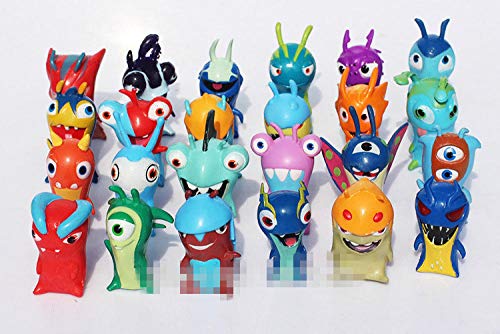 Yuirwe 24 unids/Set Dibujos Animados Mini Slugterra PVC Figuras de acción Juguetes muñecas Modelo para niños