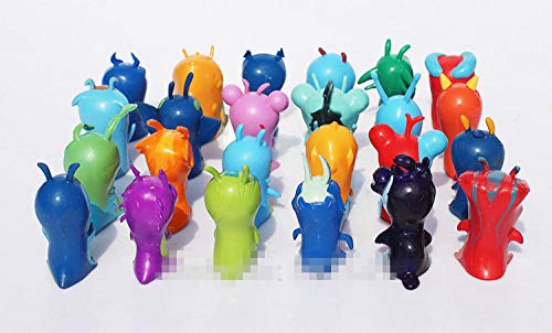 Yuirwe 24 unids/Set Dibujos Animados Mini Slugterra PVC Figuras de acción Juguetes muñecas Modelo para niños