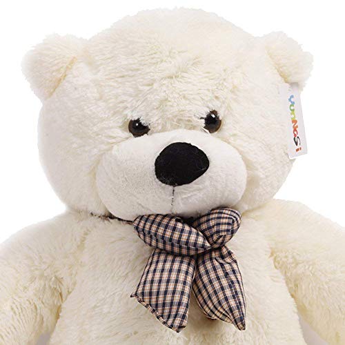 YunNasi Gigante Teddy Oso de Peluche Animal de Felpa (Blanco, 39in)