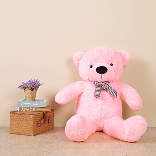 YunNasi Gigante Teddy Oso de Peluche Animal de Felpa Osito Suave Grande Rosa 120 cm