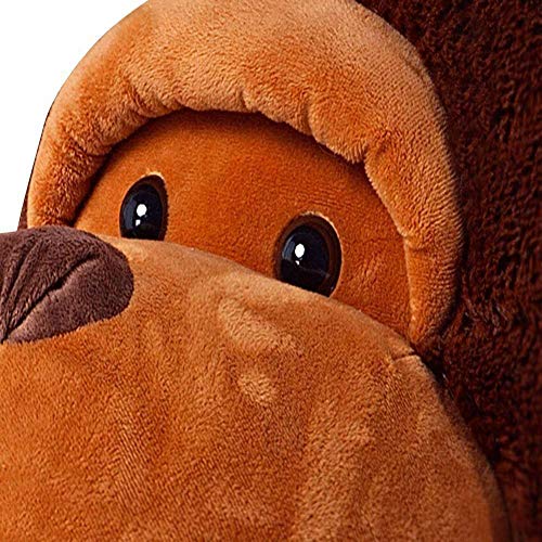 YunNasi Juguetes Gigantes de Peluche de Mono Juguete de Peluche para Niñas y Niños 110 cm