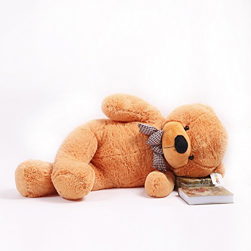 YunNasi Oso de Peluche Suave Almohada Gigante Teddy Juguetes de Peluche para Animales 100cm Marrón Claro