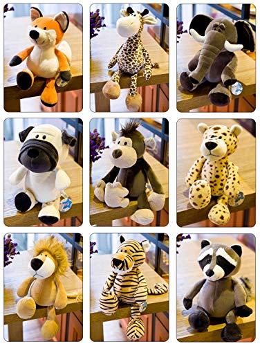 Yxian Juguete de Peluche Bosque Animal Salvaje muñeca cumpleaños Regalo Creativo Suministros para Fiestas (Zorro)