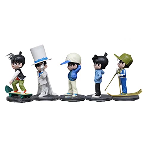 YYDS 4.33-Inch Detective Conan Jimmy Kudo Manga Anime Decoracion Gormitis Juguetes Figura Coleccionista-Conan Edogawa