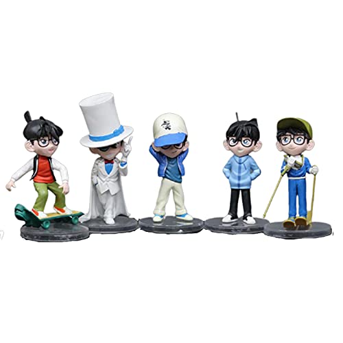 YYDS 4.33-Inch Detective Conan Jimmy Kudo Manga Anime Decoracion Gormitis Juguetes Figura Coleccionista-Conan Edogawa