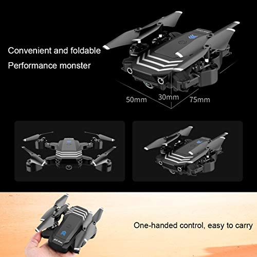 YYLI Drone, Cámara HD 4K Píxeles Función Retorno Una Tecla, Puede Encontrar Fácilmente Camino Casa, Giroscopio Seis Ejes Hace Que El Vuelo Sea Más Estable Control Más Conveniente,500W Pixels