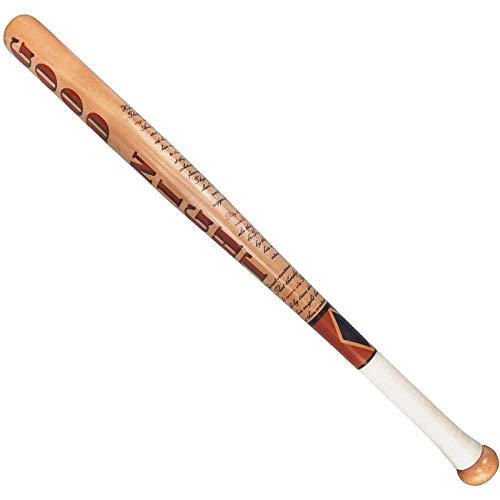 YYSDH Bate De Béisbol De Madera Maciza,73cm,para Halloween Harley Quinn,Disfraz De Color Halloween,Navidad,Regalo De Cumpleaños, Mujeres, Niñas, Niños,Cosplay