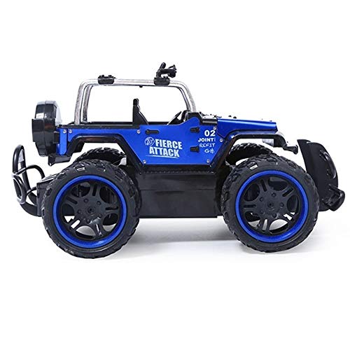 ZAKRLYB Radio eléctrica de Control Remoto de Coches de Carreras de 2,4 GHz Escalador de Roca Gigante Vehículo de Todo Terreno Monster Truck 4 Ruedas Recargable RC for los niños Regalo de los Juguetes