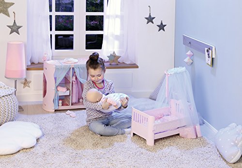 Zapf Baby Annabell Sweet Dreams Bed Cama/Cuna para muñecas - Accesorios para muñecas (Cama/Cuna para muñecas, 3 año(s), Azul, Rosa, Baby Annabell, 46 cm, Chica)