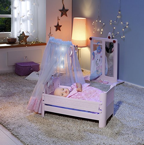 Zapf Baby Annabell Sweet Dreams Bed Cama/Cuna para muñecas - Accesorios para muñecas (Cama/Cuna para muñecas, 3 año(s), Azul, Rosa, Baby Annabell, 46 cm, Chica)