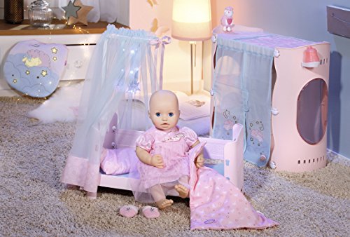 Zapf Baby Annabell Sweet Dreams Bed Cama/Cuna para muñecas - Accesorios para muñecas (Cama/Cuna para muñecas, 3 año(s), Azul, Rosa, Baby Annabell, 46 cm, Chica)