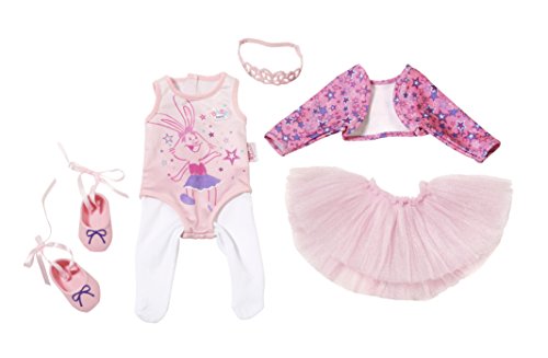 Zapf-Baby Born Boutique Deluxe Ballerina Set Traje de Baile Rosa, Color 825013