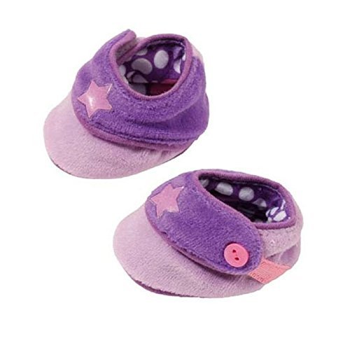 Zapf Creation Baby Born 822098, Zapatos accesorios para muñeca, 130 mm x 51 mm, color Rosa y Violeta, 2 unidades