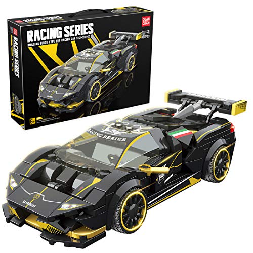 ZCXX Juego de construcción de coche deportivo, 360 piezas, bloques de construcción MOC, para coches de carreras, compatible con Lego Technic