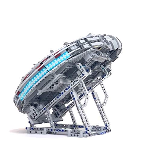 ZCXX Soporte de pantalla DIY MOC para Lego 75257 Star Wars Halcón Milenario