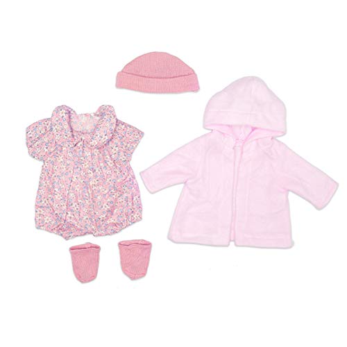 ZEEREE Ropa para Muñecos Bebé New Born Baby Doll, Trajes 17-18 "Ropa de Muñecas para Bebés (40-45 cm)