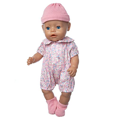 ZEEREE Ropa para Muñecos Bebé New Born Baby Doll, Trajes 17-18 "Ropa de Muñecas para Bebés (40-45 cm)