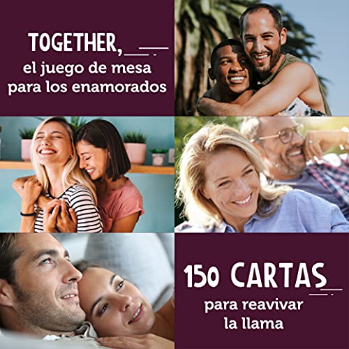 ZENAGAME Together - Juego de Mesa para Parejas - 150 Cartas para Mejorar la Comunicación - Juegos de Mesa Mayore, Juego de Cartas - Regalos para Parejas