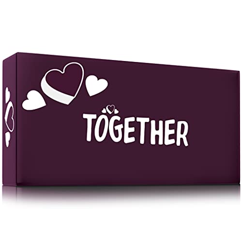 ZENAGAME Together - Juego de Mesa para Parejas - 150 Cartas para Mejorar la Comunicación - Juegos de Mesa Mayore, Juego de Cartas - Regalos para Parejas