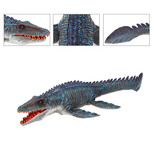 Zerodis Adorno Modelo de Dinosaurio Marino, simulación de Figura de Dinosaurio de plástico Figuras de Animales Adorno de decoración de Oficina en casa Juguete para niños pequeños(Dinosaurio)