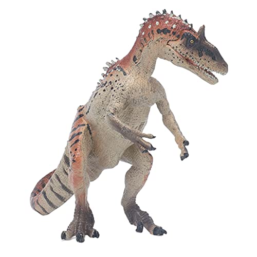 Zerodis Jurassic World Cryolophosaurus Simulación Modelo De Dinosaurio Juguete Educativo Modelo De Animal Prehistórico para Coleccionista De Niños, Regalo para Niños(Spinosaurus de Hielo)