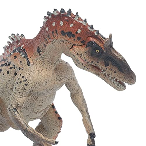 Zerodis Jurassic World Cryolophosaurus Simulación Modelo De Dinosaurio Juguete Educativo Modelo De Animal Prehistórico para Coleccionista De Niños, Regalo para Niños(Spinosaurus de Hielo)