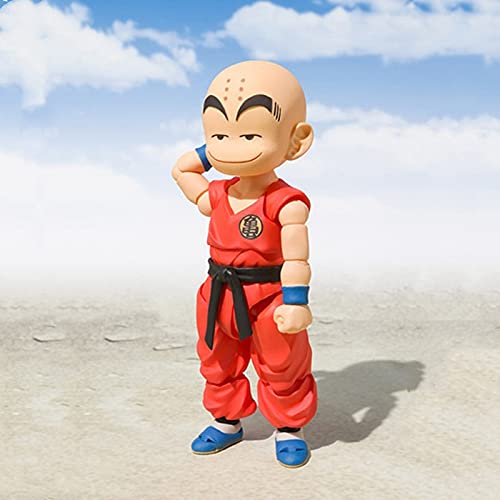 ZEwe S.H. Figuarts Krillin: los Primeros años Dragon Ball CLORURO DE POLIVINILO Figura de Anime