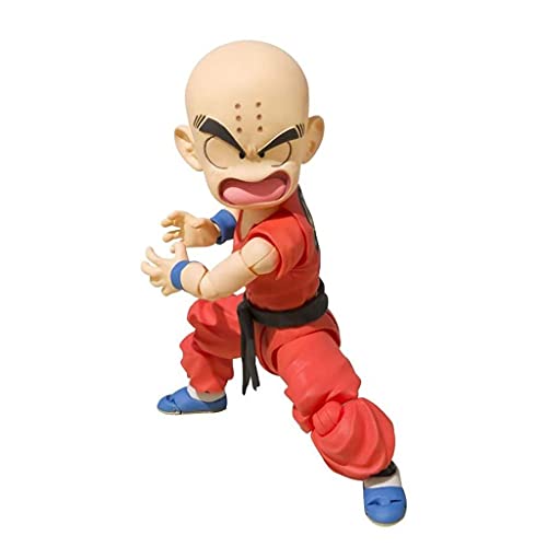 ZEwe S.H. Figuarts Krillin: los Primeros años Dragon Ball CLORURO DE POLIVINILO Figura de Anime