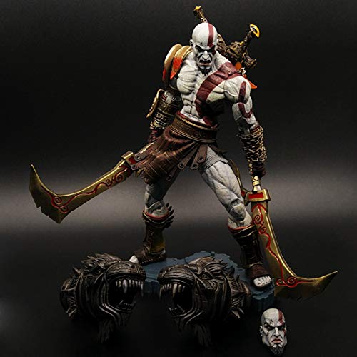 ZH God of War III Kratos Figuras De Acción, 20Cm Estatua Modelo, Anime Coleccionables Adornos Decorativos, Juguete De Recuerdo Clásico Regalo PVC,A