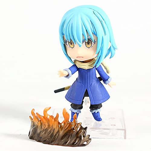 ZHHAO 10cm Anime Figura Esa Vez Que me reencarnó como una versión de Slime Rimuru Tempest Q CLORURO DE POLIVINILO Modelo de acción Figura Doll Toys Gift (con Caja de Venta al por Menor)