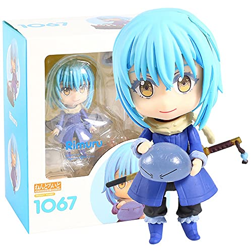 ZHHAO 10cm Anime Figura Esa Vez Que me reencarnó como una versión de Slime Rimuru Tempest Q CLORURO DE POLIVINILO Modelo de acción Figura Doll Toys Gift (con Caja de Venta al por Menor)