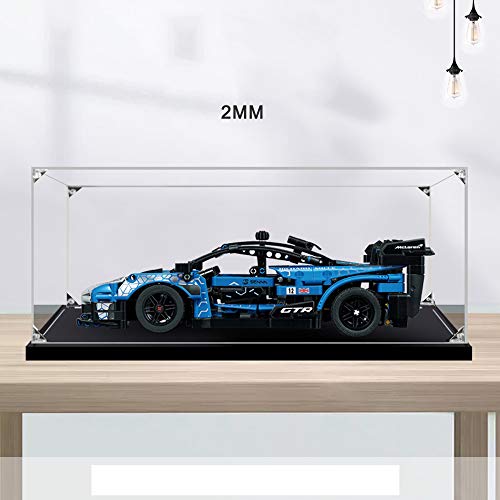 ZHLY Vitrina de acrílico para Lego 42123 Technic McLaren Senna GTR, Display Case a Prueba de Polvo para Lego 42123(Solo Vitrina) (2MM)