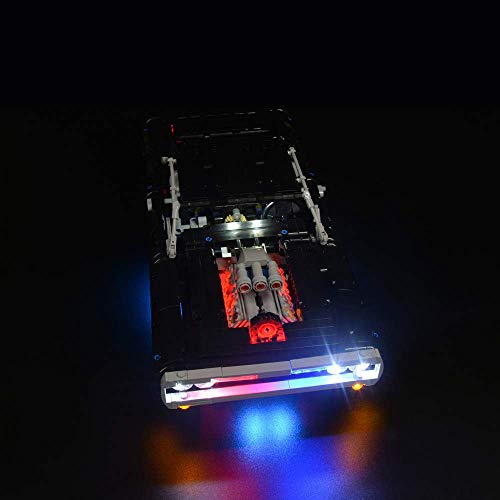 ZJLA Juego de iluminación LED de iluminación para Lego Technic 42111 Technic Dom's Dodge Charger (no incluido modelo Lego) - Actualización