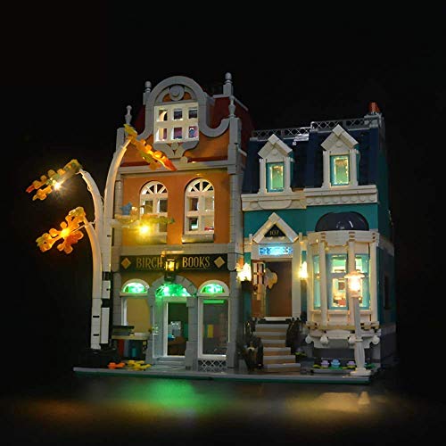 ZJLA Juego de luces LED para librería Lego 10270 (no incluye modelo Lego)