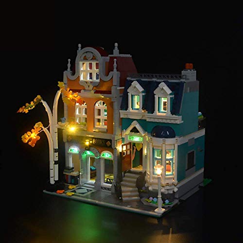 ZJLA Juego de luces LED para librería Lego 10270 (no incluye modelo Lego)