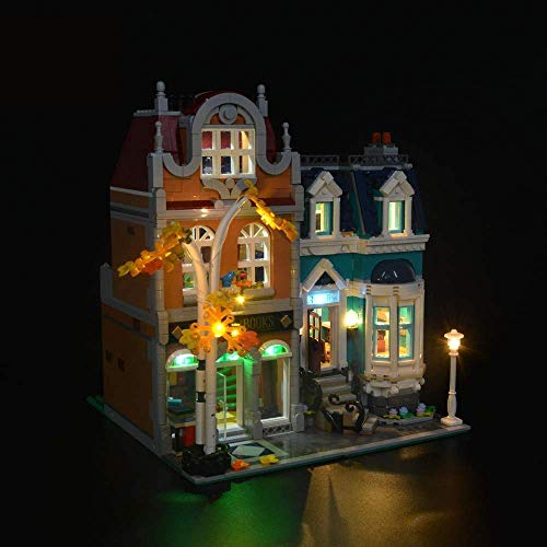 ZJLA Juego de luces LED para librería Lego 10270 (no incluye modelo Lego)