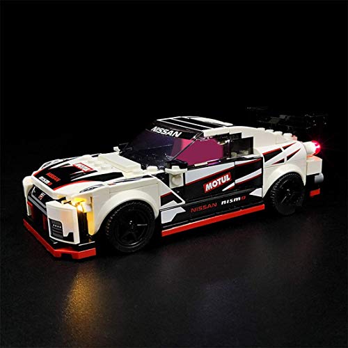 ZJLA Kit de iluminación LED para Lego Speed Champions Nissan GT-R, kit de actualización compatible con Lego 76896 Race Cars Building Sets (no incluye el juego de Lego)