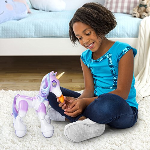 Zoomer Enchanted Unicorn - Robots de entretenimiento (Violeta, Blanco, Chica, 5 año(s), AA) , color/modelo surtido