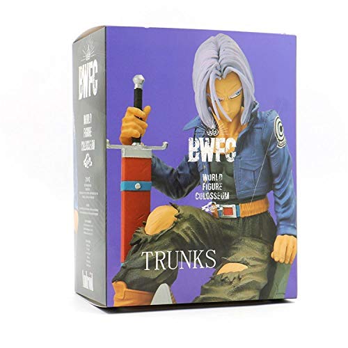 Zqcay Personajes Animados Future Trunks Anime Figura Juguetes 12Cm. Action Figure Personaje Animado Modelo De Estatua Decoración Modelo De Anime De Mano Muñecas Estatuas Estatuas De Arte