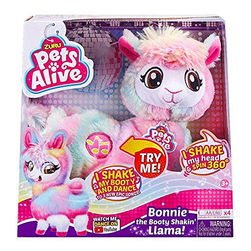 Zuru Pets Alive- Bonnie The Booty Shakin Llama Juguete robótico de Baile con Pilas por ZURU (9518)