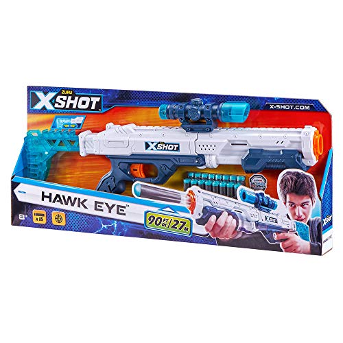 Zuru X-Shot Excel Hawk Eye Blaster + 16 Darts