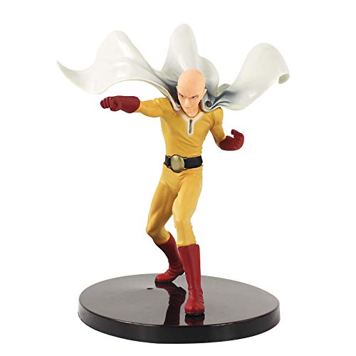 19Cm Anime One Punch Man Saitama Sensei Hero Figura, Juguete PVC Figura De Acción Modelo Muñeca Figura Coleccionable Regalo para Niños