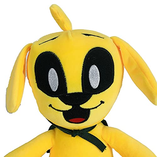 25cm Mikecrack Mike-Mikecrack Peluches Perro amarillo Muñecos de peluche suaves (2pcs)