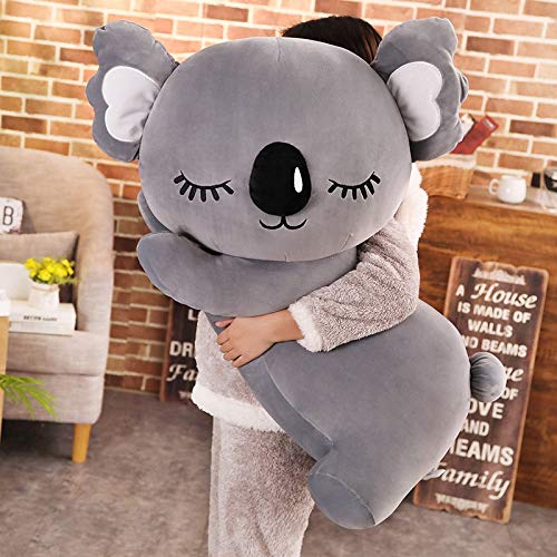 35-75 cm tamaño Gigante Oso Koala Almohada para Dormir Juguete de Peluche Suave Oso Koala Juguete de Felpa Regalo para niños Regalo de cumpleaños 75 cm Gris