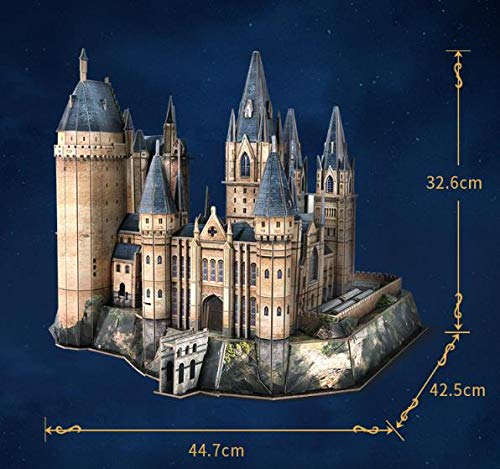 3D Puzzle Castillo De Hogwarts, El Castillo De Harry Potter DesHarry Potter 3D Puzzle Hogwarts Astronomy Tower - Modelo De Construcción De Hogwarts Y Kit De Construcción Regalos para Adultos Y Niños