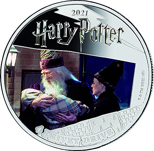 4 Privet Drive Harry Potter 1 Oz Moneda Plata 5$ Samoa 2021