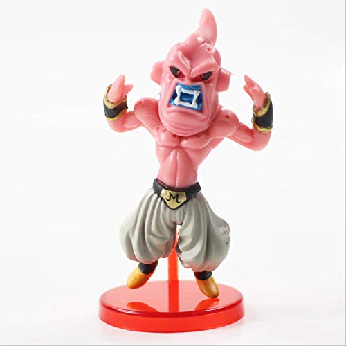 6 unids/Dragon Ball Z figura Super Saiyan Majin Buu Gotenks Son Goku Gohan Q versión Dragonball figura de acción modelo de juguete 6-10 cm