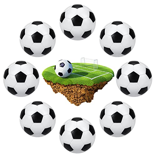 8 Piezas Bolas de Futbolín,Bolas de Fútbol de Mesa,Pelotas para Futbolín,Mini Pelota de futbolín, Pelotas de fútbol de Mesa,Futbolín de Mesa,para Accesorios Mesa del Juego del Futbolín