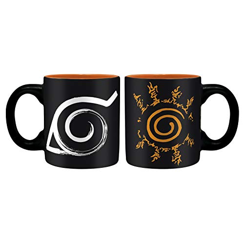 ABYstyle - NARUTO SHIPPUDEN - Set 2 mini-Tazas - 110 ml - Konoha y Uchiha